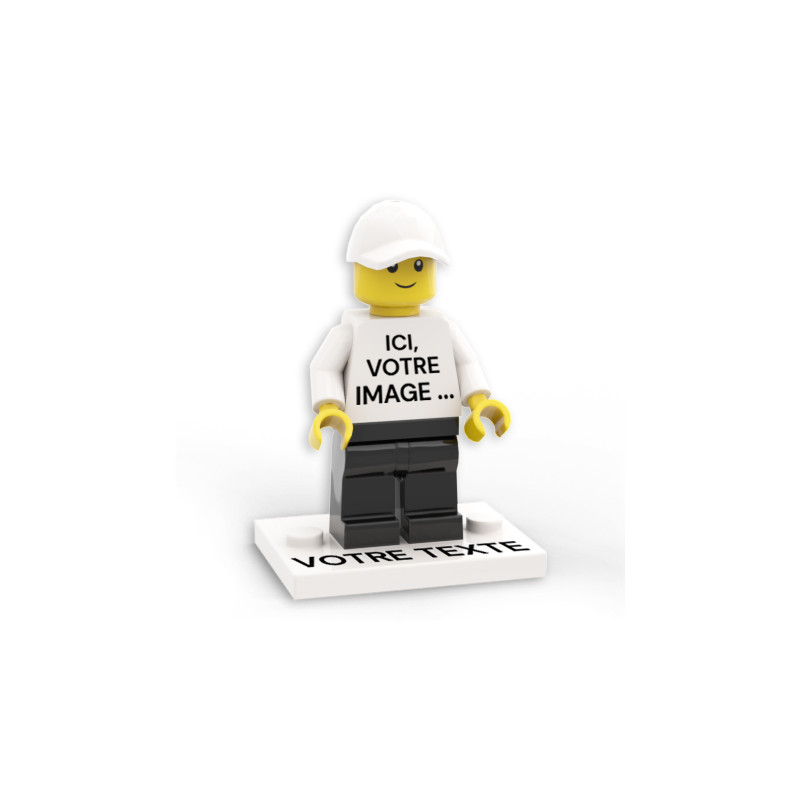Lego® figure and base to personalize