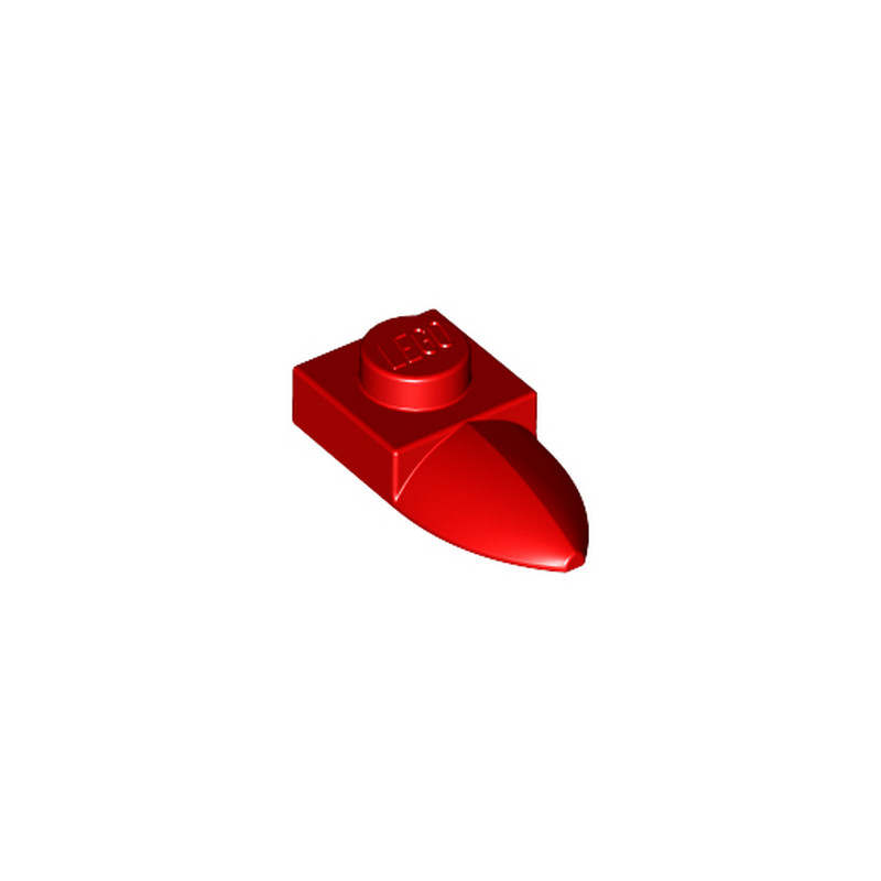 LEGO 6078640 PLATE 1X1 W/TOOTH - RED