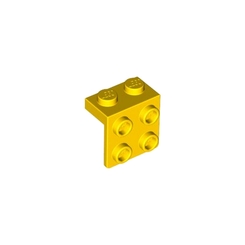 LEGO 6117938 ANGLE PLATE 1X2  2X2 - YELLOW