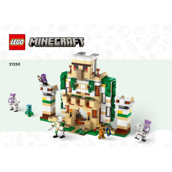 Notice / Instruction Lego Minecraft - La forteresse du golem de fer -21250