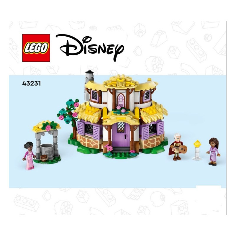 Notice / Instruction Lego Disney - La chaumière d’Asha - 43231