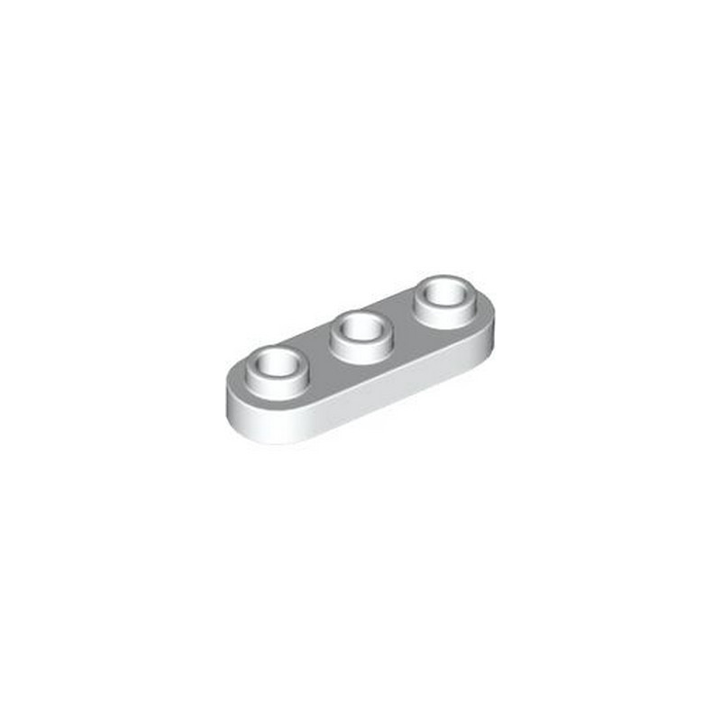 LEGO 6450820 PLATE 1X3, ROUNDED - WHITE
