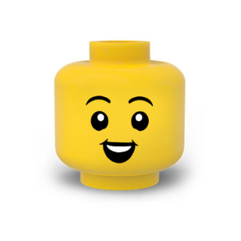 Visage enfant imprimé sur Tête Lego®