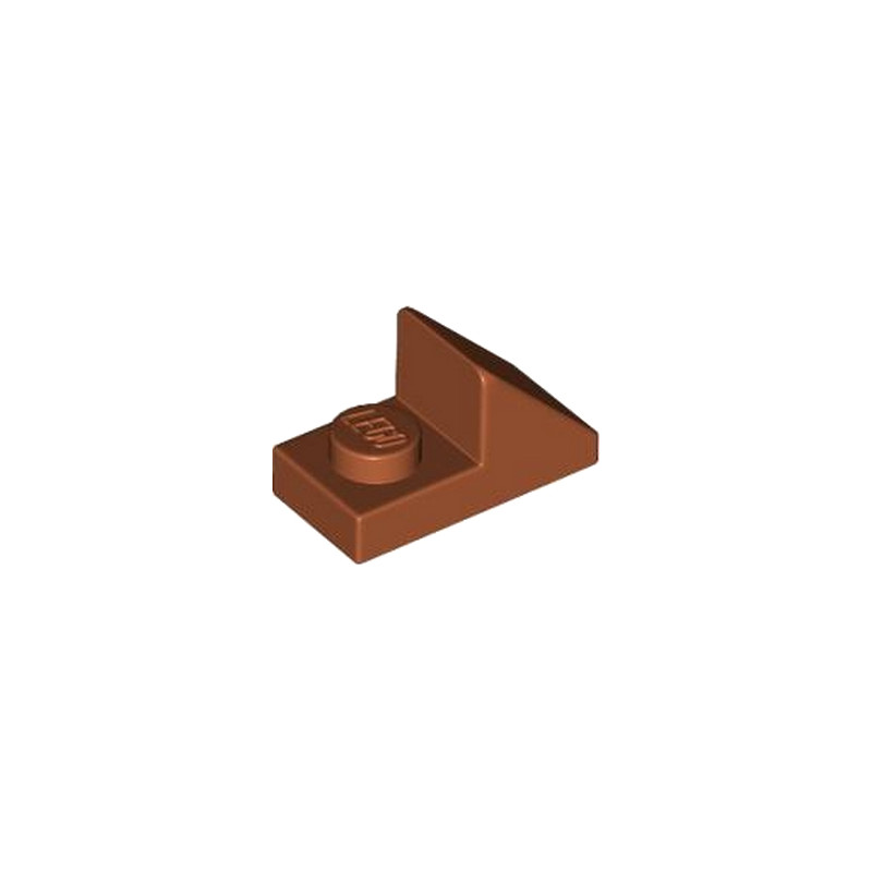 LEGO 6342971 ROOF TILE 1X2 45° W 1/3 PLATE - DARK ORANGE