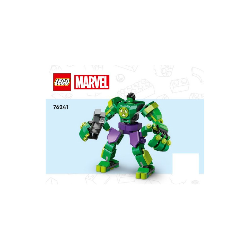 Notice / Instruction Lego® Super Heroes - L’armure robot de Hulk - 76241
