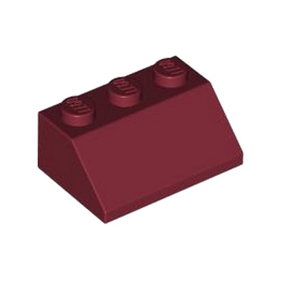 LEGO 6439884 ROOF TILE 2X3/45° - NEW DARK RED