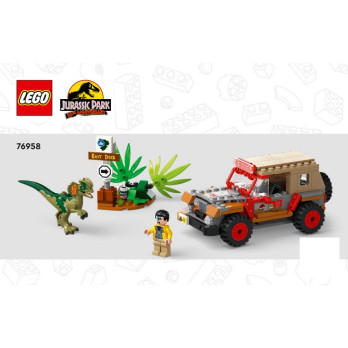 Notice / Instruction Lego® Jurassic World - L'embuscade du dilophosaure - 76958