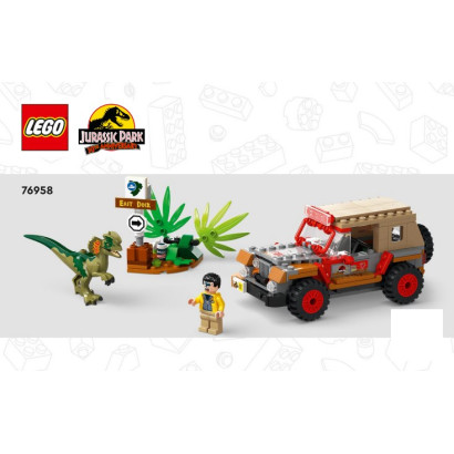 Notice / Instruction Lego® Jurassic World - L'embuscade du dilophosaure - 76958