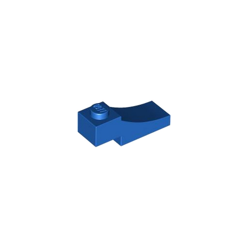 LEGO 6439891 BRICK 1X3,OUTSIDE HALF ARCH,W/ CUTOUT - BLUE