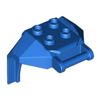 LEGO 6463374 DESIGN, BRICK 4X3X3, W/ 3.2 SHAFT - BLUE