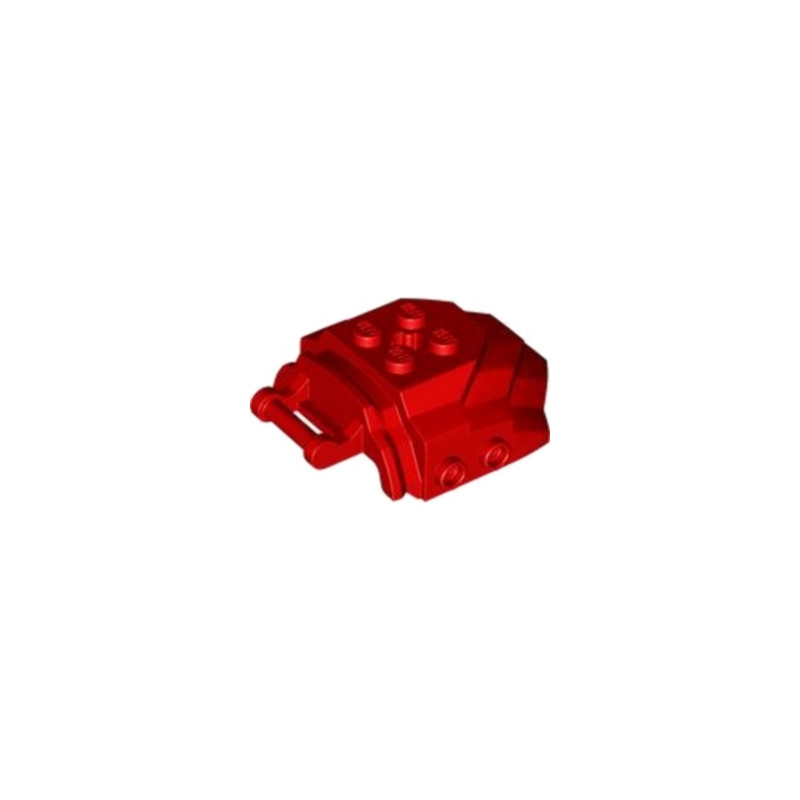 LEGO 6466698 DESIGN ELEMENT, 4X5X2 - RED