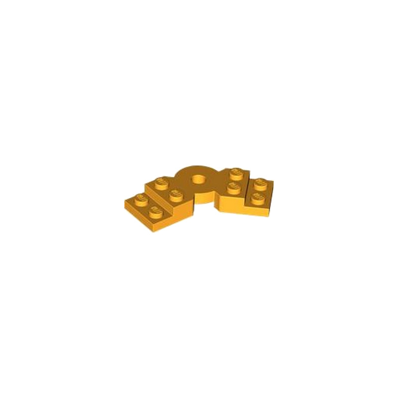 LEGO 6466696 PLATE, ROTATED, 45 DEG. - FLAME YELLOWISH ORANGE