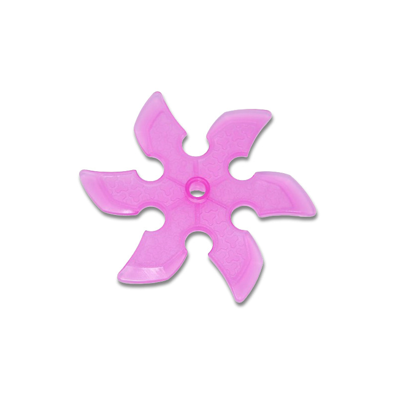 LEGO 6466693 WEAPON, W/ 4.85 HOLE -  TRANSPARENT PINK