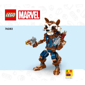 Notice / Instruction Lego® Super Heroes - Rocket et Bébé Groot - 76282
