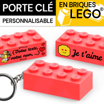 Porte clé en brique Lego® - Coral