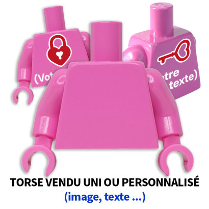 LEGO 6368547 TORSE UNI (ou personnalisé) - ROSE