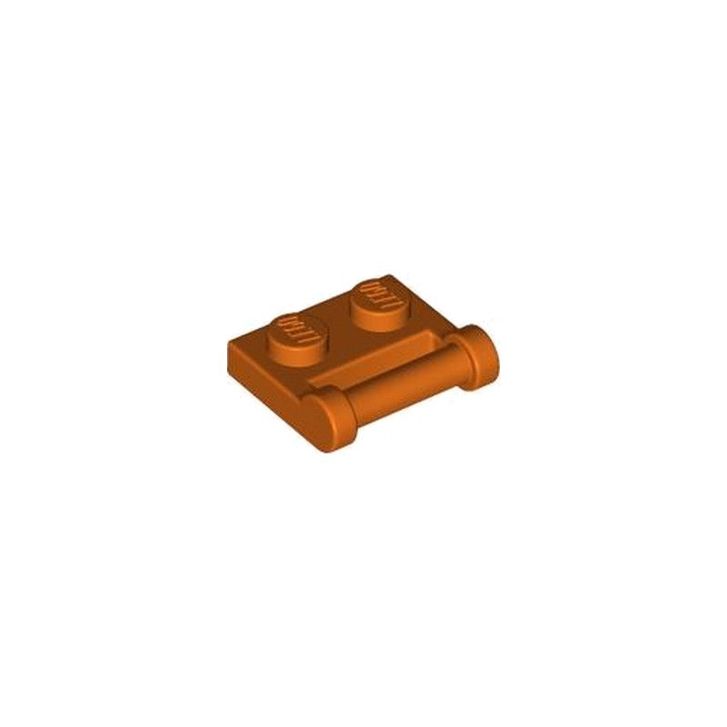 LEGO 6468361 PLATE 1X2 W. STICK 3.18 - REDDISH ORANGE