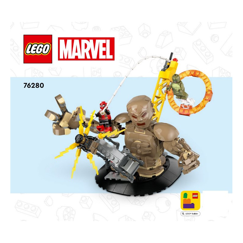 Notice / Instruction Lego® Super Heroes - Spider-Man vs. Sandman - 76280