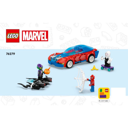 Notice / Instruction Lego® Super Heroes - Spider-Man Race Car & Venom Green Goblin - 76279
