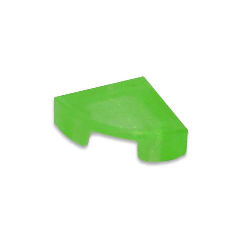 LEGO 6384587 PLATE LISSE 1/4 ROND 1X1 - TRANSPARENT BRIGHT GREEN OPALE