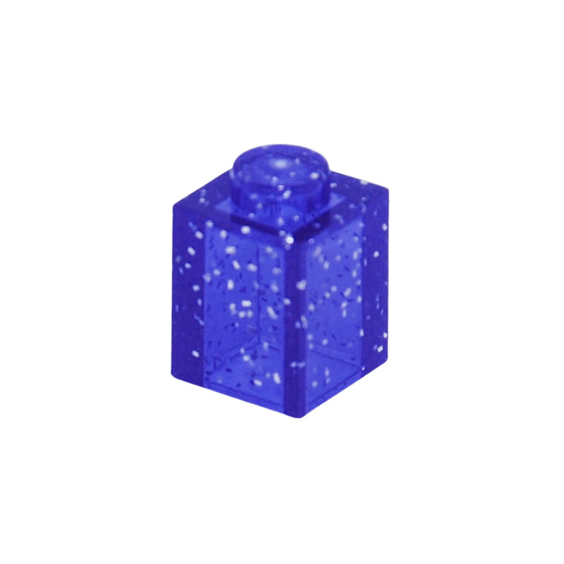 LEGO 6253761 BRICK 1X1 - TRANSPARENT PURPLE GLITTER