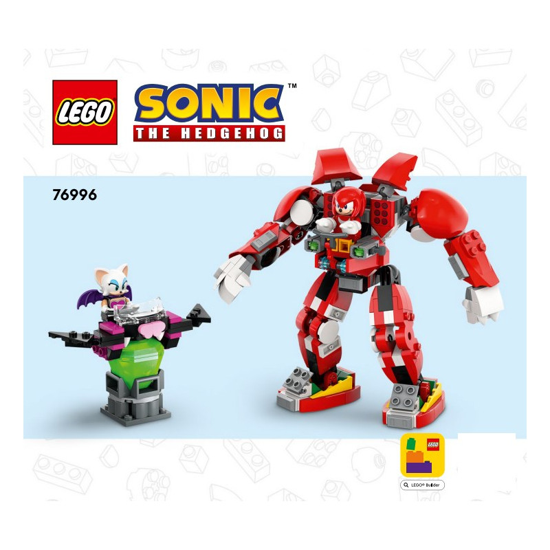 Notice / Instruction Lego® Sonic - Knuckles' Guardian Mech - 76996