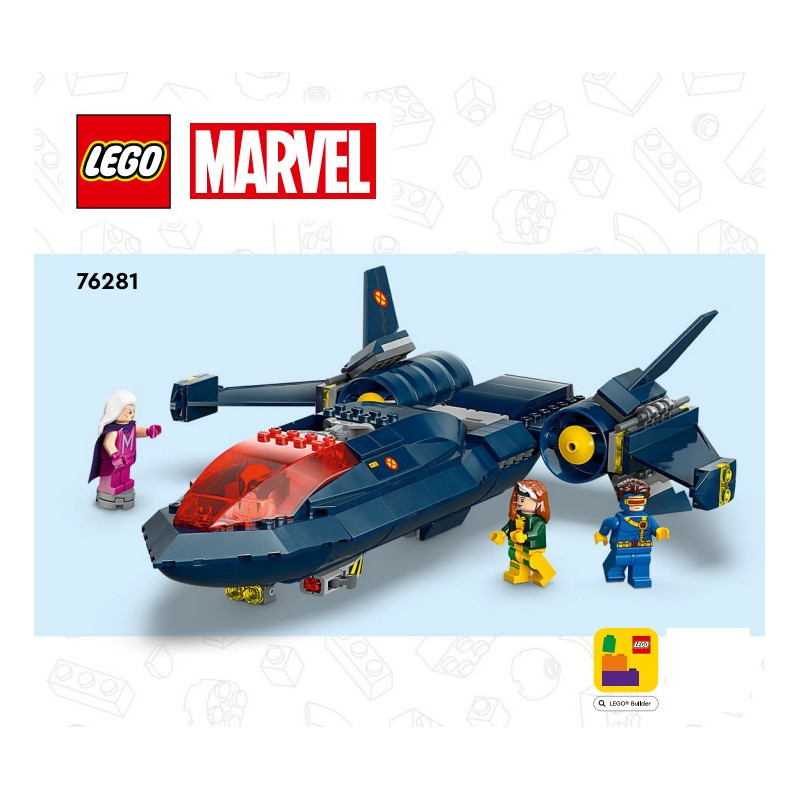 Notice / Instruction Lego® Super Heroes - X-Men X-Jet - 76281