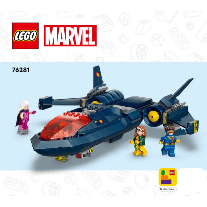 Notice / Instruction Lego® Super Heroes - X-Men X-Jet - 76281