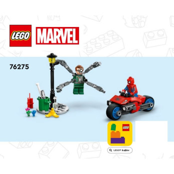 Notice / Instruction Lego® Super Heroes - Motorcycle Chase: Spider-Man vs. Doc Ock - 76275