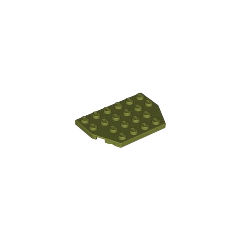 LEGO 6439695 PLATE 4X6 26 ° - OLIVE GREEN