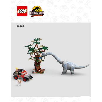 Notice / Instruction Lego® Jurassic World - La découverte du brachiosaure - 76960