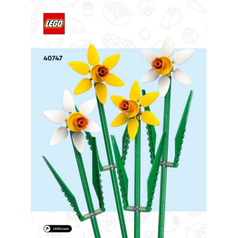 Instruction Lego® Daffodils - 40747
