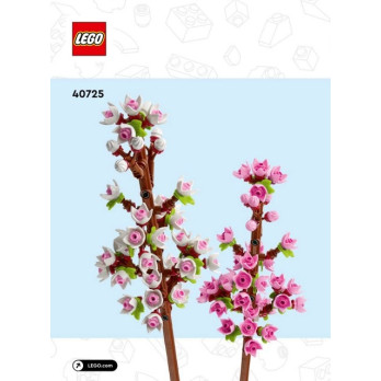 Notice / Instruction Lego® Les fleurs de cerisier - 40725
