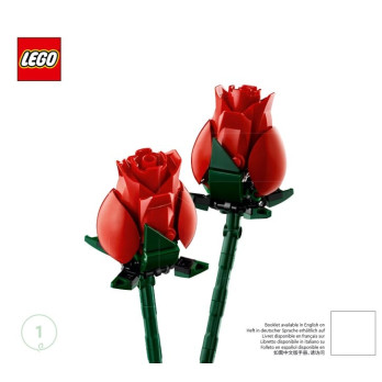 Notice / Instruction Lego® Le bouquet de roses - 10328