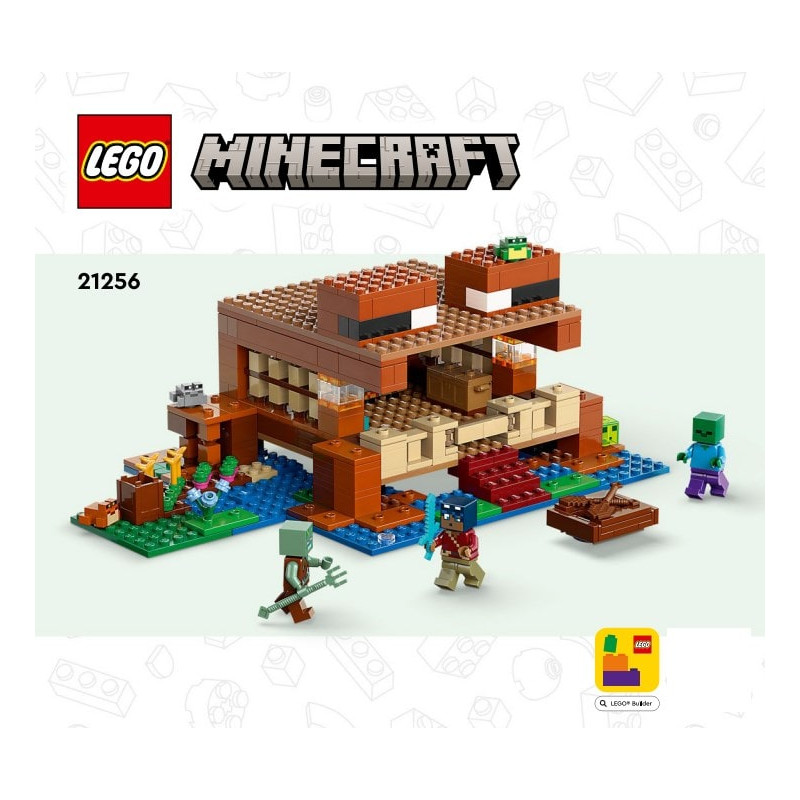 Notice / Instruction Lego Minecraft - La maison de la grenouille -21256