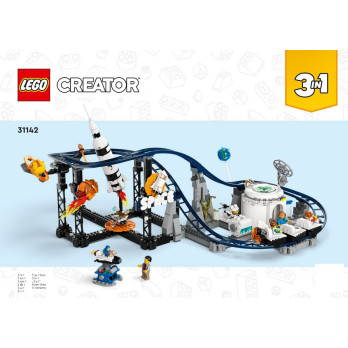 Notice / Instruction Lego Creator 3 en 1 - Les montagnes russes de l’espace - 31142