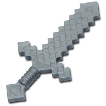LEGO 6089098 ARME MINECRAFT EPEE - SILVER METAL