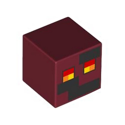 LEGO 6468478 MINECRAFT HEAD - NEW DARK RED