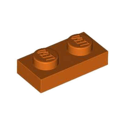 LEGO 6466720 PLATE 1X2 - REDDISH ORANGE
