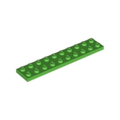 LEGO 6462430 PLATE 2X10 - BRIGHT GREEN