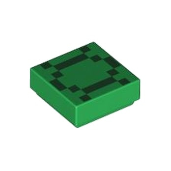 LEGO 6468474 IMPRIME 1X1 - DARK GREEN