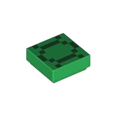 LEGO 6468474 PRINTED 1X1 - DARK GREEN