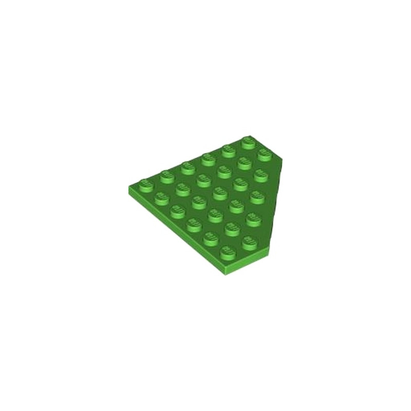 LEGO 6471113 CORNER PLATE 6X6X45° - BRIGHT GREEN