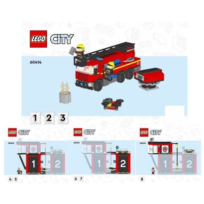 Instruction Lego® City - Fire Station with Fire Truck - 60414