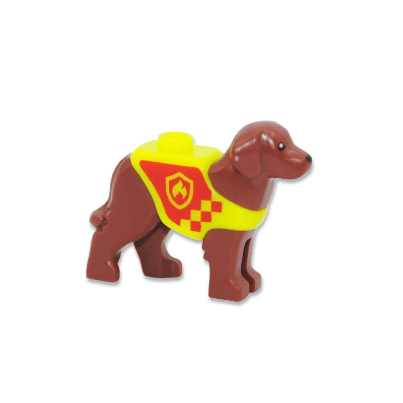 LEGO 6465544 FIREFIGHTER DOG - REDDISH BROWN