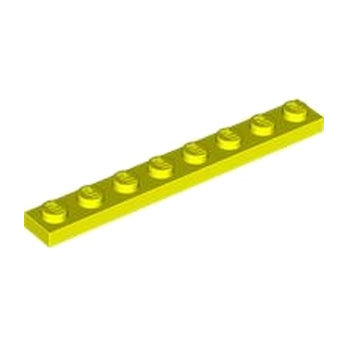 LEGO 6472963 PLATE 1X8 - VIBRANT YELLOW