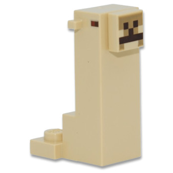 LEGO 6468485 TÊTE DROMADAIRE MINECRAFT - BEIGE