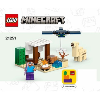 Notice / Instruction Lego Minecraft - L’expédition de Steve dans le désert - 21251