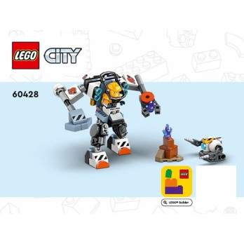 Instruction Lego® City - Le robot de chantier de l’espace - 60428