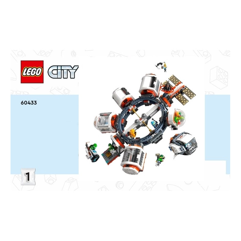 Notice / Instruction Lego® City - La station spatiale modulaire - 60433